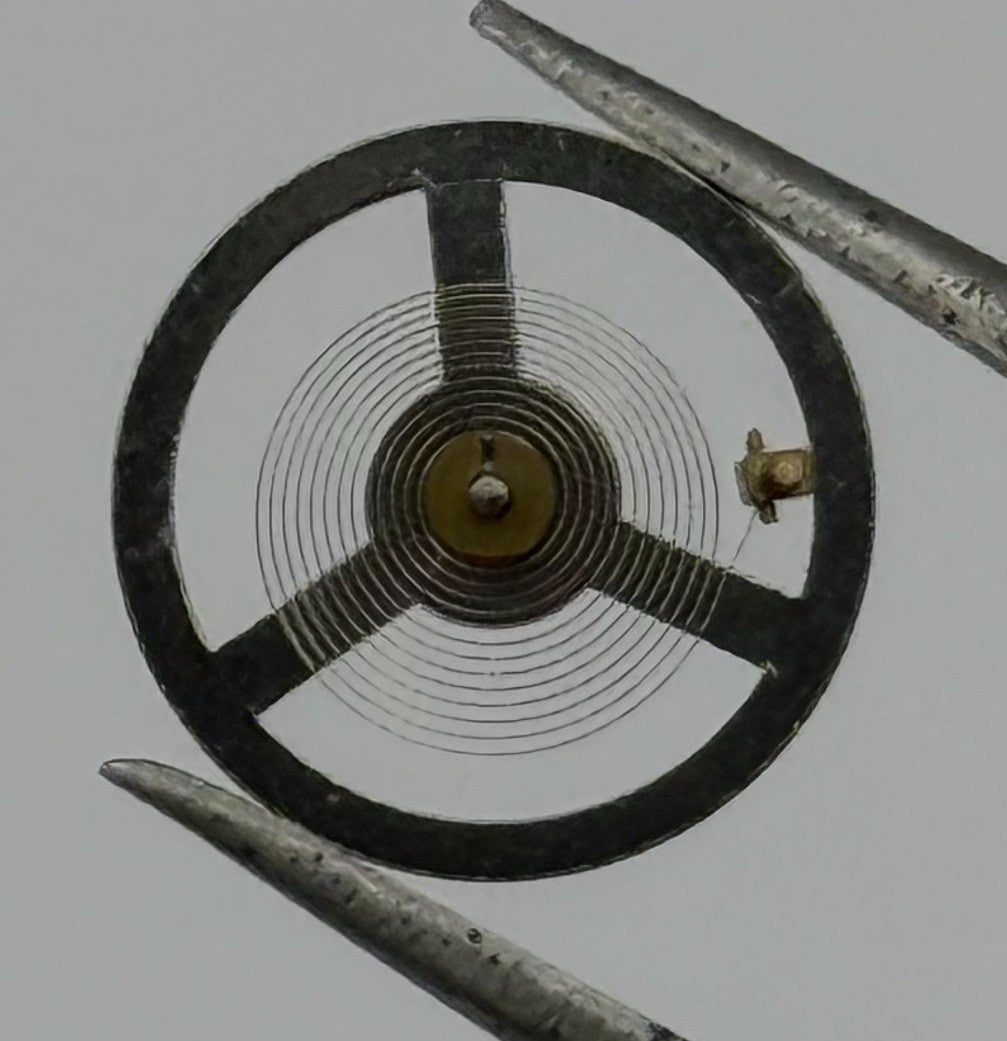 LSH 1262 Rosk Balance Wheel Complete And Spring 12’’’ 1855 Watch Movement Parts