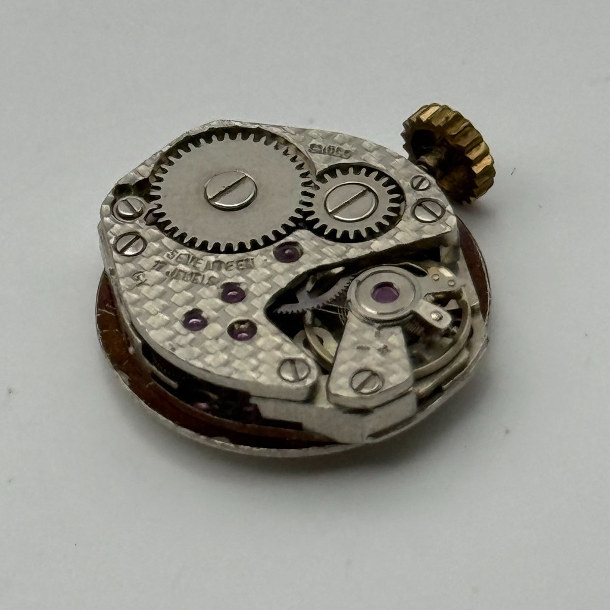 FHF 69-21 Watch Movement Regency 17 Jewels Swiss Manual Wind Parts Repair 15.3mm