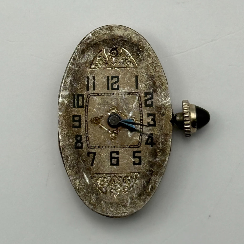 Gothic Jar-Proof Watch Movement New York American Ladies 15 Jewels Parts 14.8mm