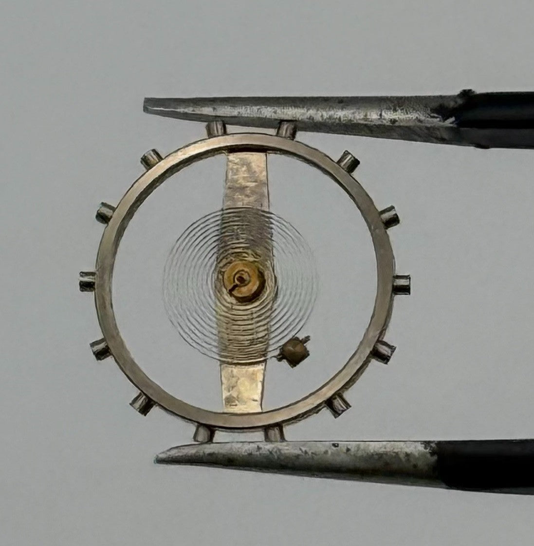 Lanco 1078 Balance Wheel Complete And Spring 10½’’’ Watch Movement Parts NOS