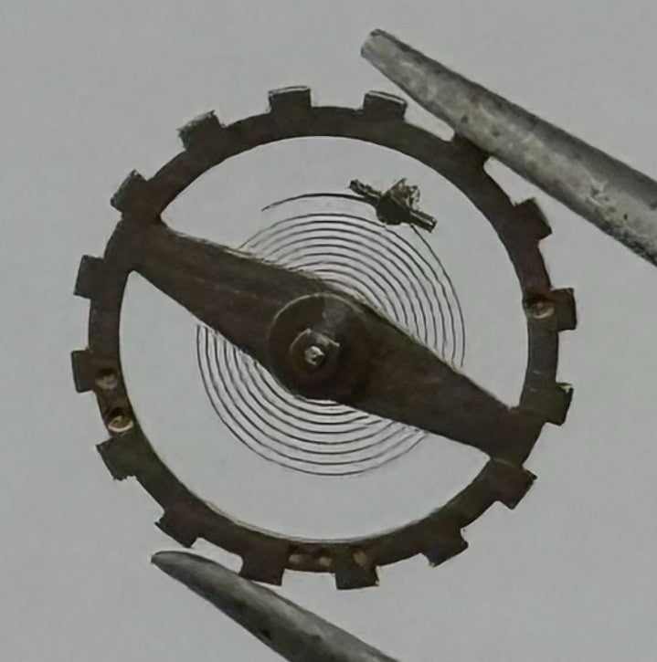 EB 1450 Balance Wheel Complete And Spring 6¾’’’ 121 Watch Movement Parts NOS