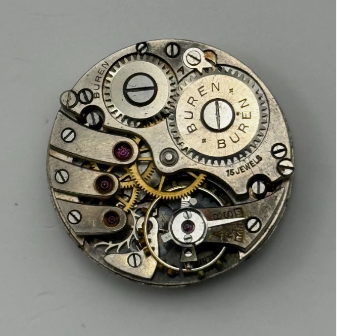 Buren 10.5N Watch Movement - For Parts / Repair - Select From Available Options