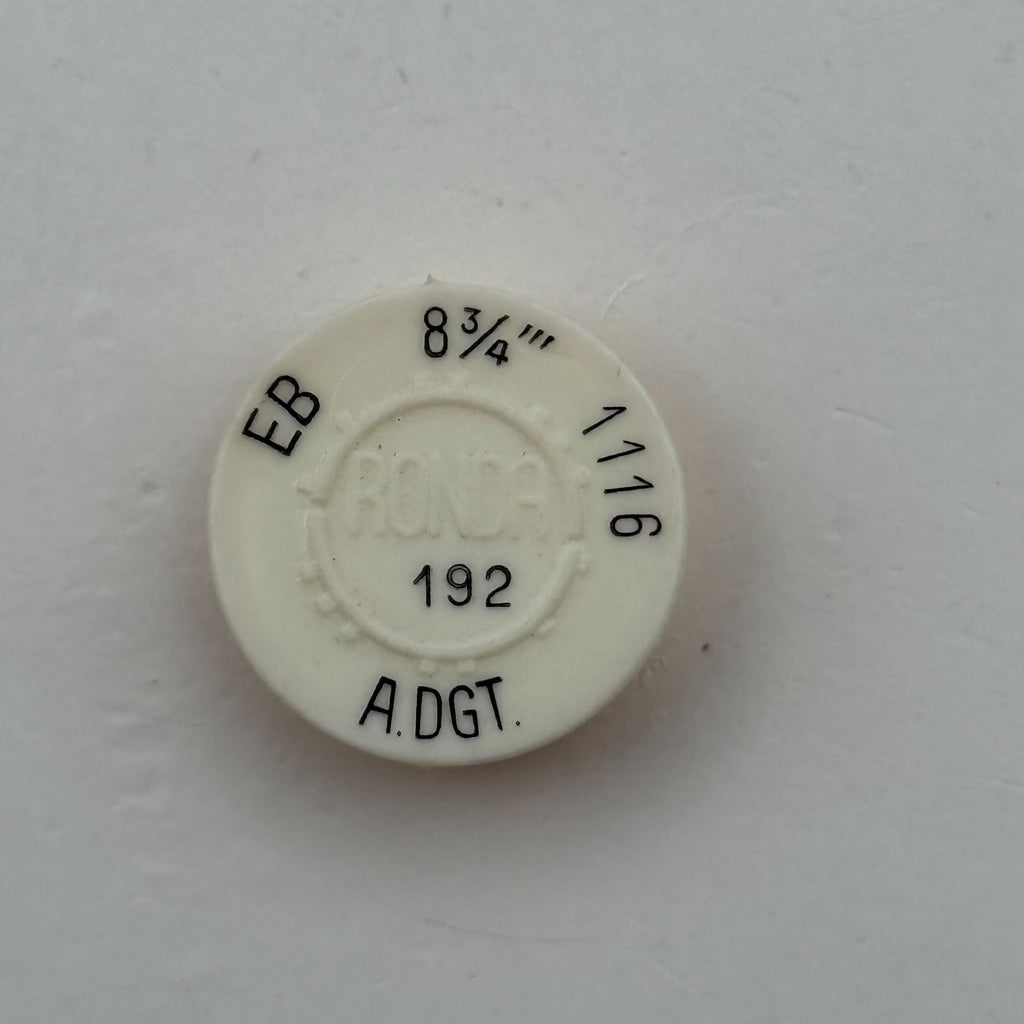 EB 1116 Balance Wheel Complete And Spring 8¾''' Ronda 192 Watch Movement Parts