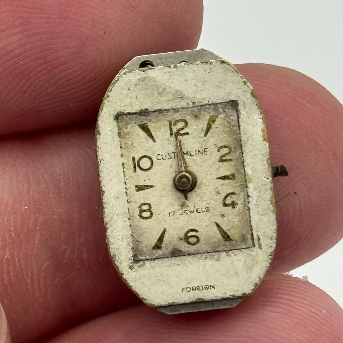 Lorsa 514A Watch Movement Customline French Ladies Manual Wind Parts 12.9mm 