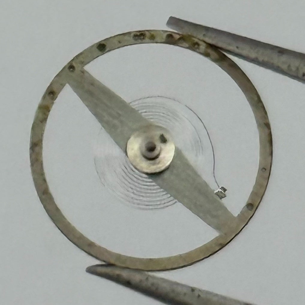ST 1800 1805 Balance Wheel Complete And Spring Renata 1508 Watch Movement Parts