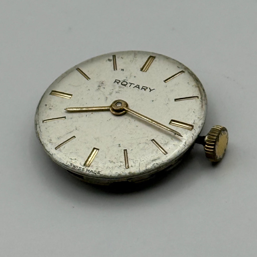 FHF 34 Watch Movement - Rotary 405 Ladies - For Parts / Repair - 17.4mm