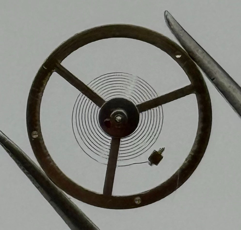 Ebosa 65 Balance Wheel Complete And Spring 12½’’’ 942 Watch Movement Parts NOS