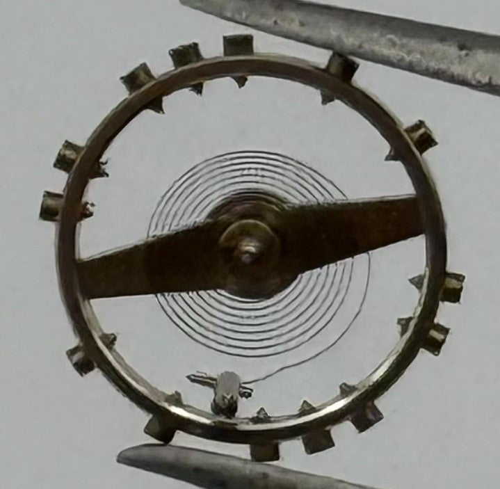 MST 396 Balance Wheel Complete And Spring 6¾-8’’’ 848 M Watch Movement Parts NOS
