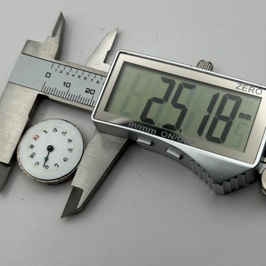Unidentified 996 Watch Movement Manual Wind Vintage Parts Repair 24.2mm