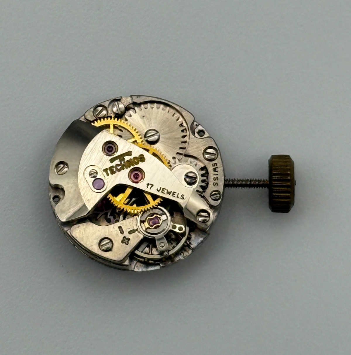 FHF 57-21 Watch Movement - Fontainemelon - For Parts / Repair