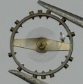 Lanco 804 Balance Wheel Complete And Spring Progress 230 Watch Movement Parts