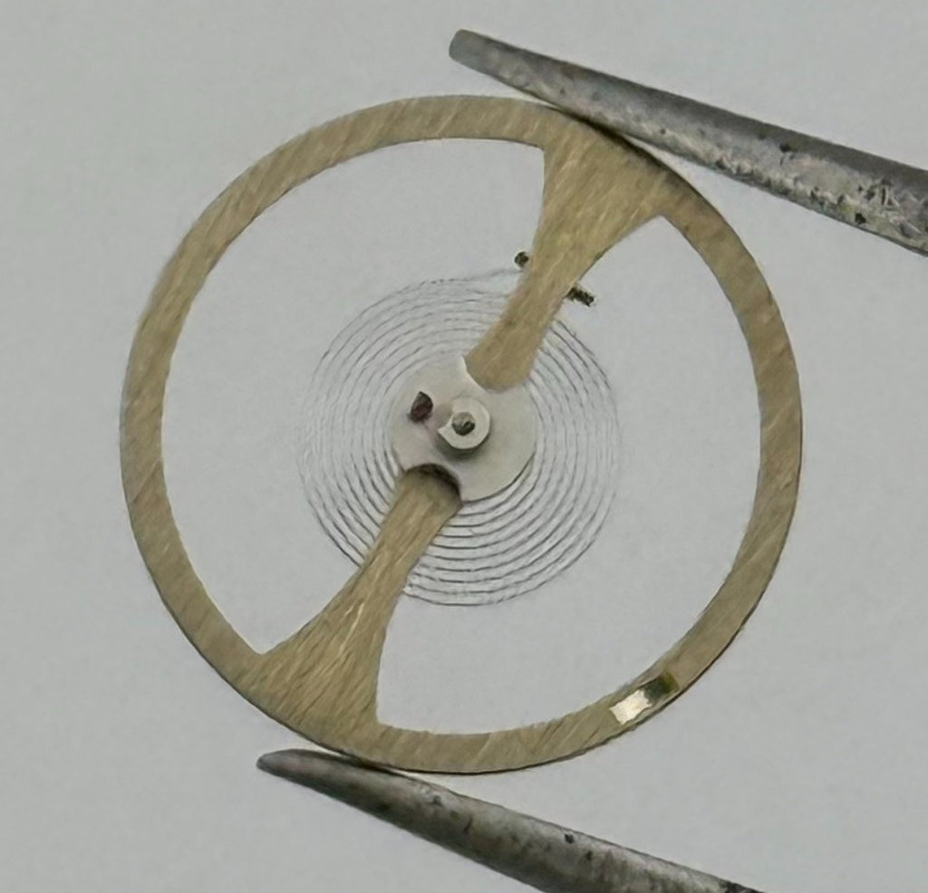 Oris 391 Balance Wheel Complete And Spring 11½’’’ 4381 Watch Movement Parts NOS
