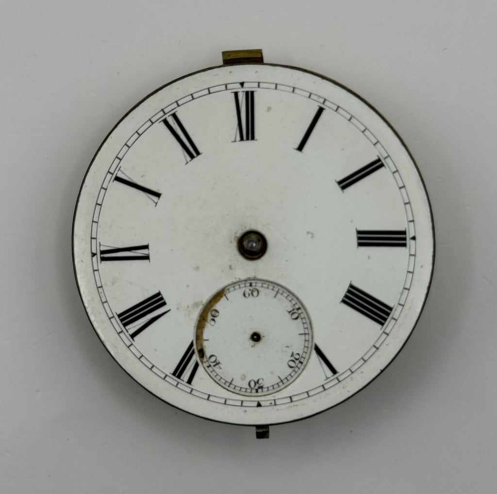 English Lever Pocket Watch Movement - E. Johnson & Son Derby - Parts / Repair