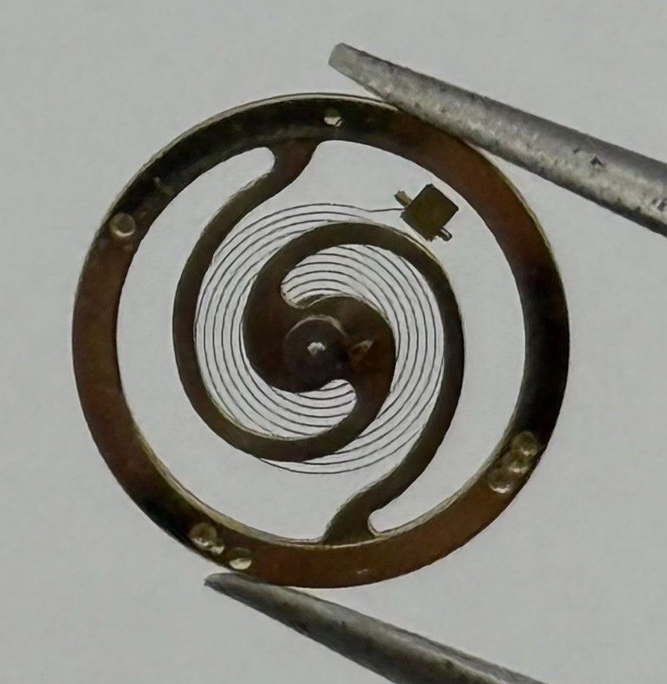 RL 7013 Balance Wheel Complete And Spring 10½’’’ 4884/1 Watch Movement Parts NOS