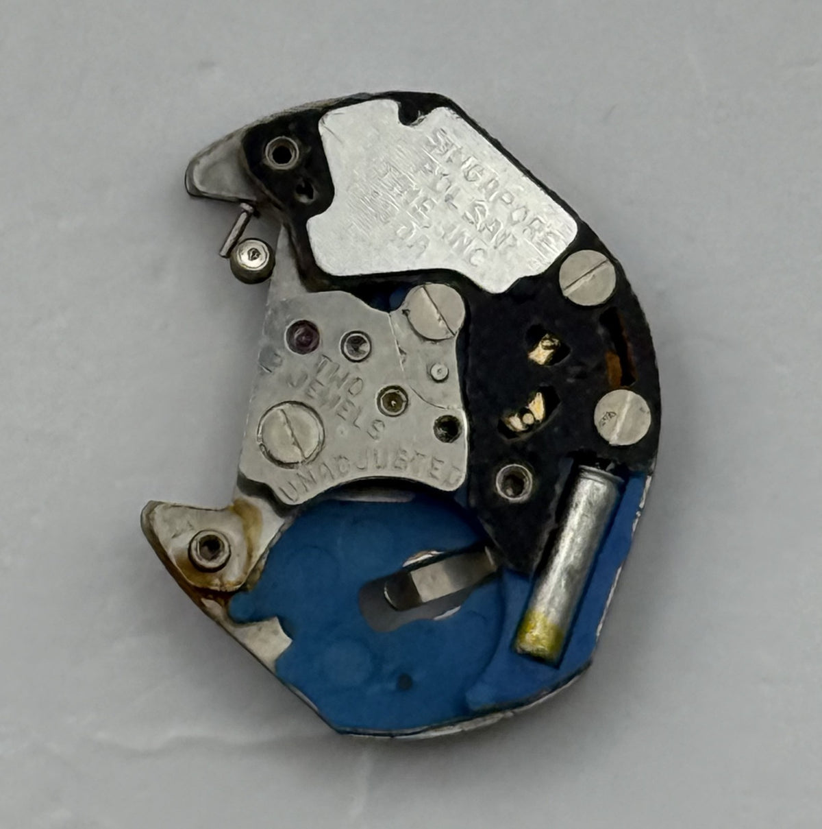 Hattori Pulsar Y480A Watch Movement Quartz Singapore Parts Repair Spares 15.3mm
