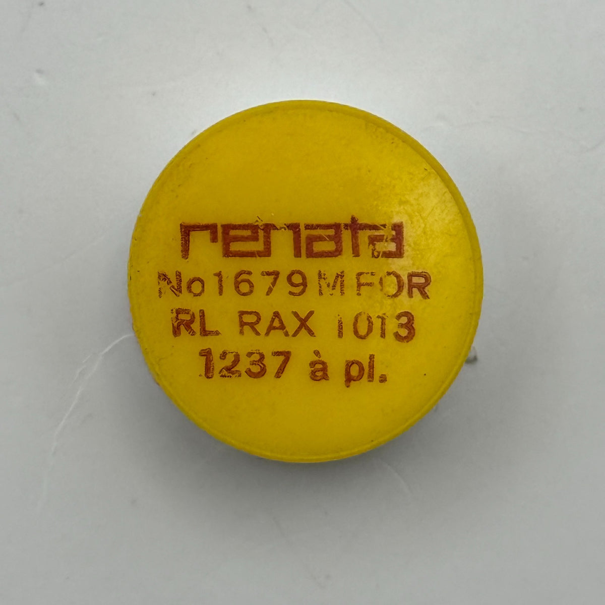 RL Rax 1013 1237 Balance Wheel Complete And Spring 1679 M Watch Movements Parts