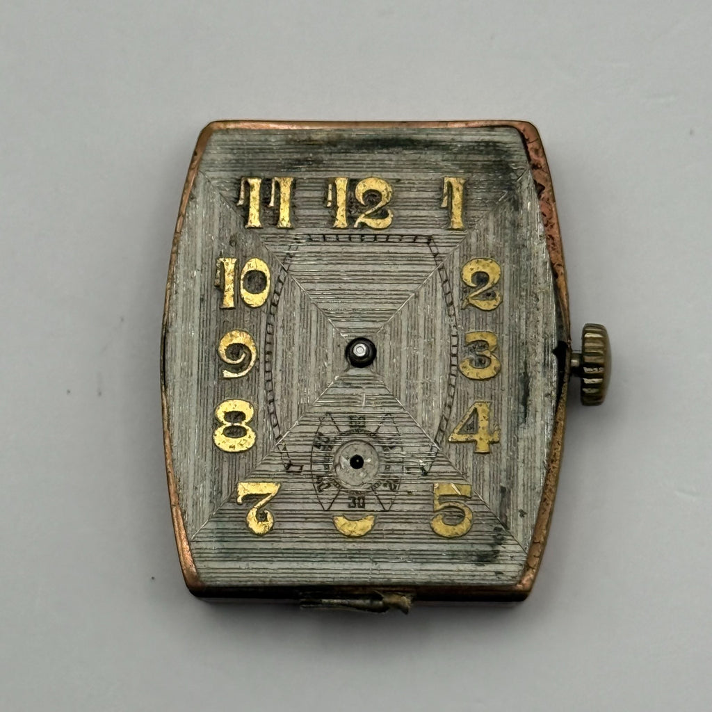 Vertex “B” Watch Movement - VWC B 15 Jewels - For Parts / Repair - 26.1mm