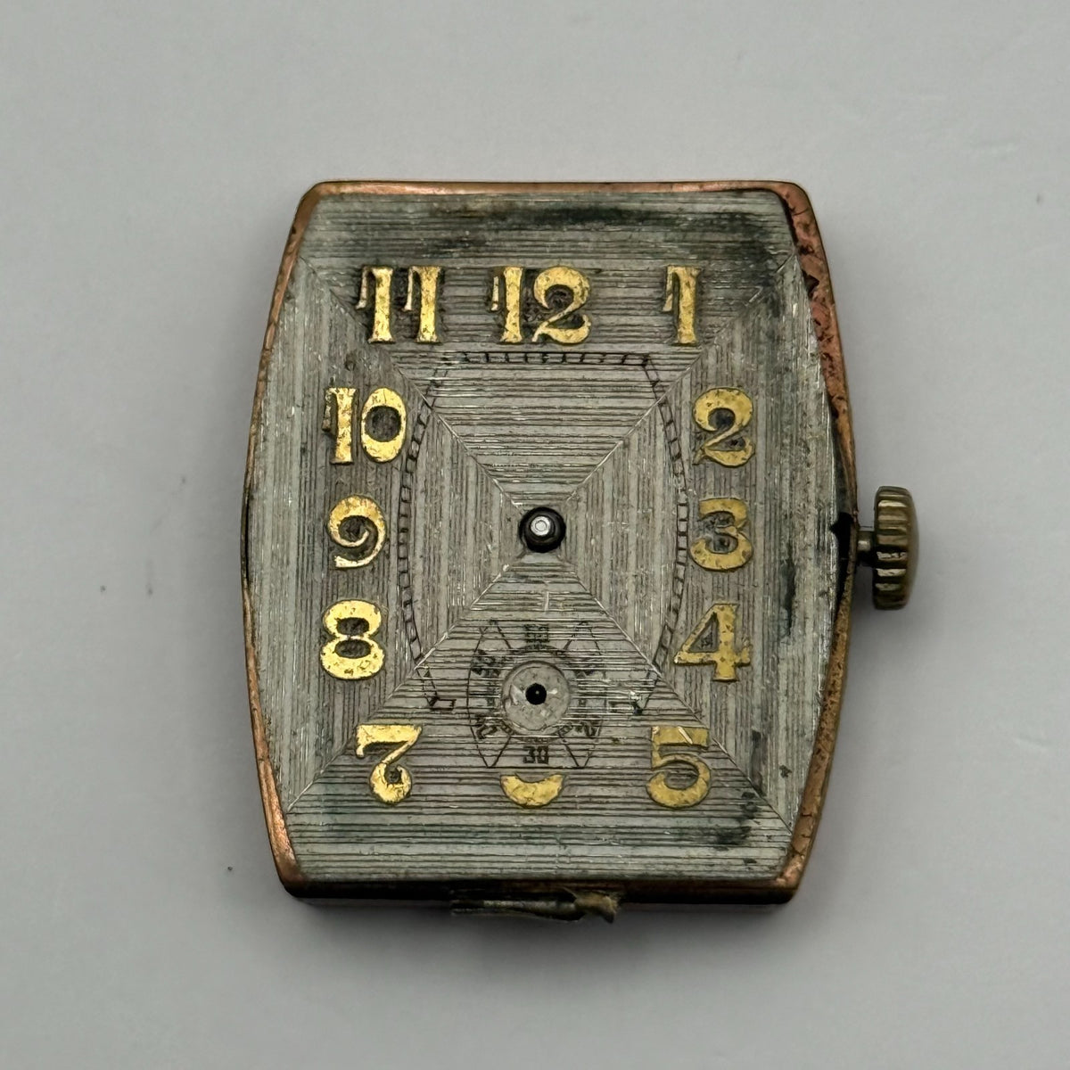 Vertex “B” Watch Movement - VWC B 15 Jewels - For Parts / Repair - 26.1mm