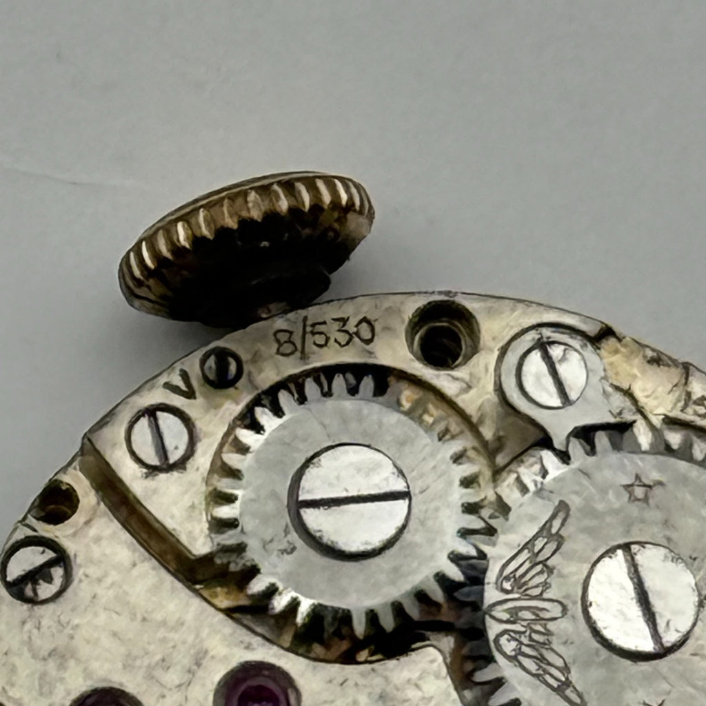 Peseux 150 Watch Movement 15 Jewels Swiss Manual Wind Parts Repair 17.4mm