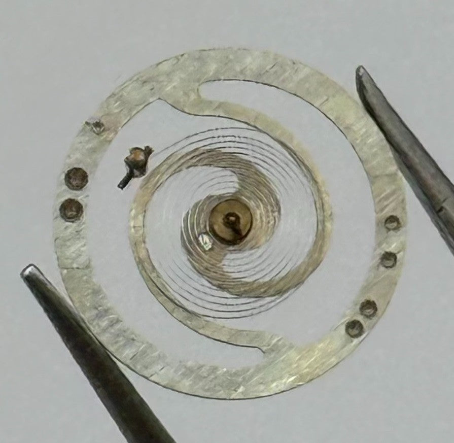 RL 7013 Balance Wheel Complete And Spring 10½’’’ 1367 Watch Movement Parts NOS