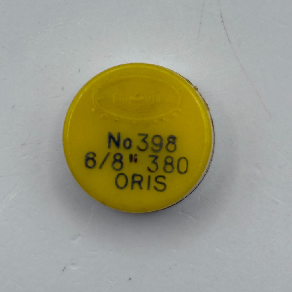 Oris 380 Balance Wheel Complete And Spring 6/8’’’ 398 Watch Movement Parts NOS