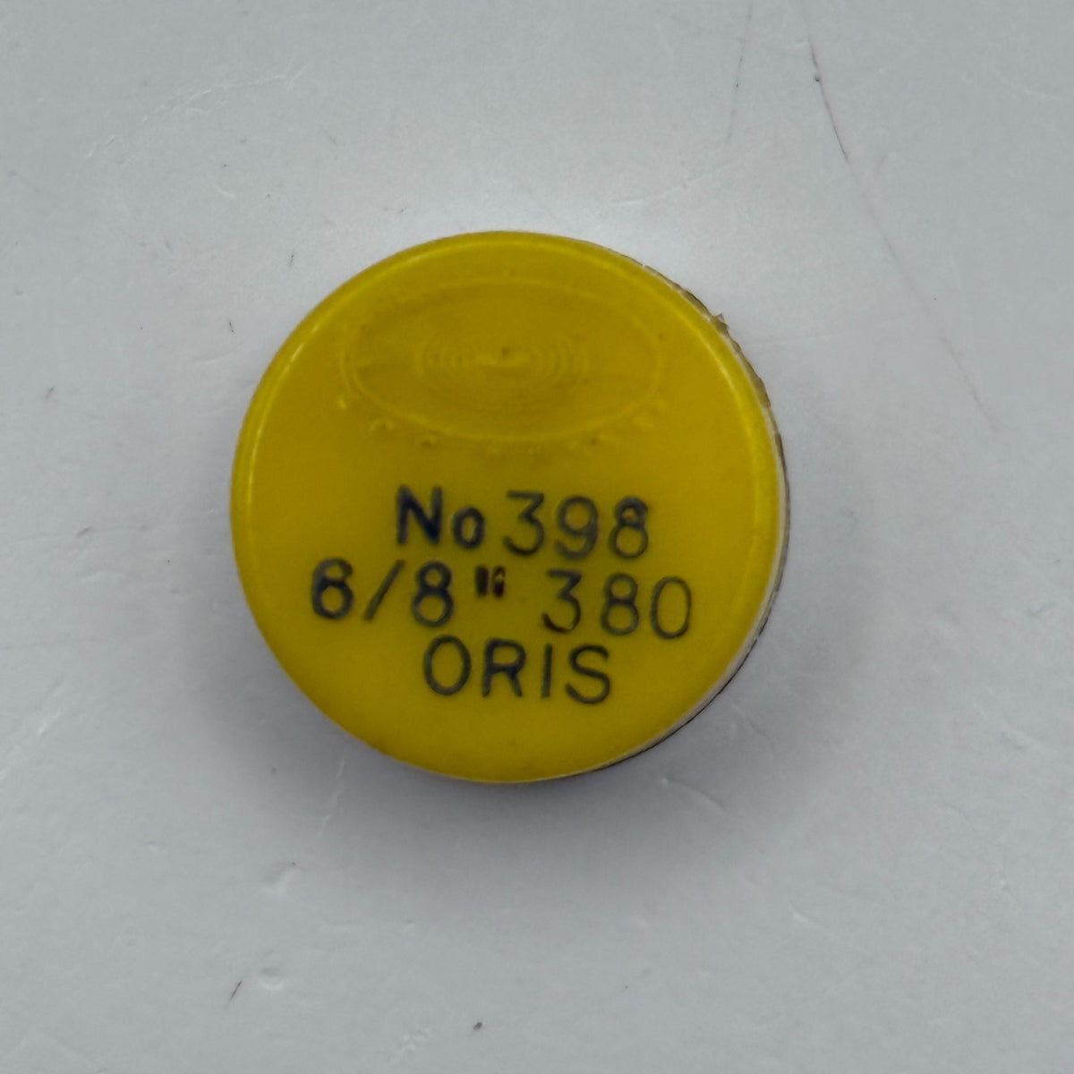 Oris 380 Balance Wheel Complete And Spring 6/8’’’ 398 Watch Movement Parts NOS