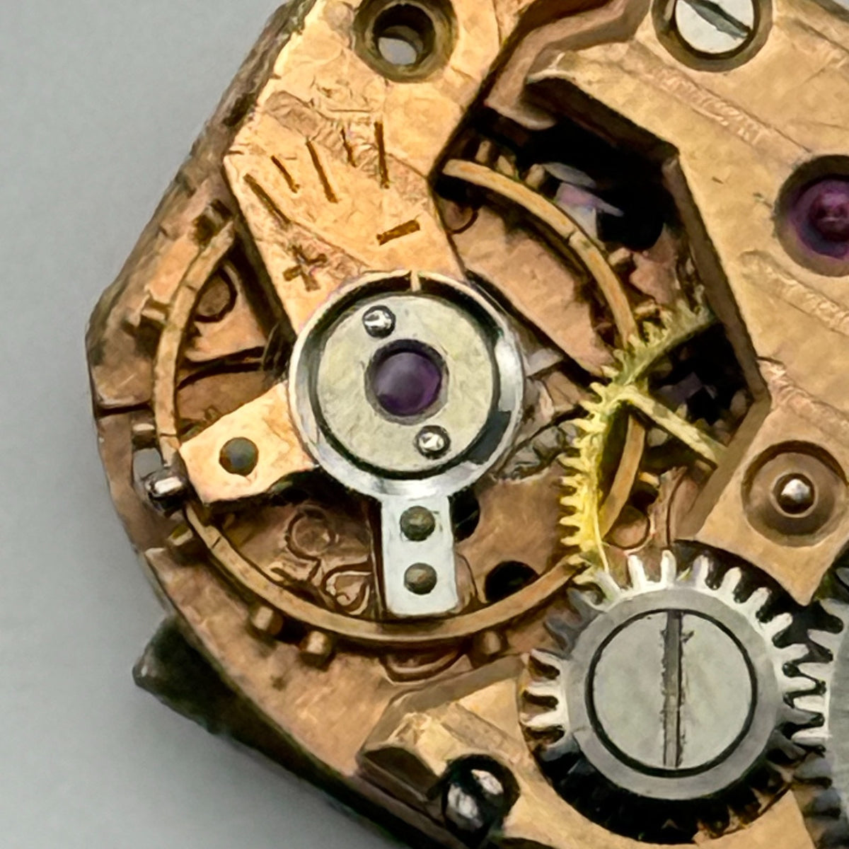 Hyppolyte Parrenin 25 Watch Movement Elco Swiss Manual Wind Parts Repair 12.7mm