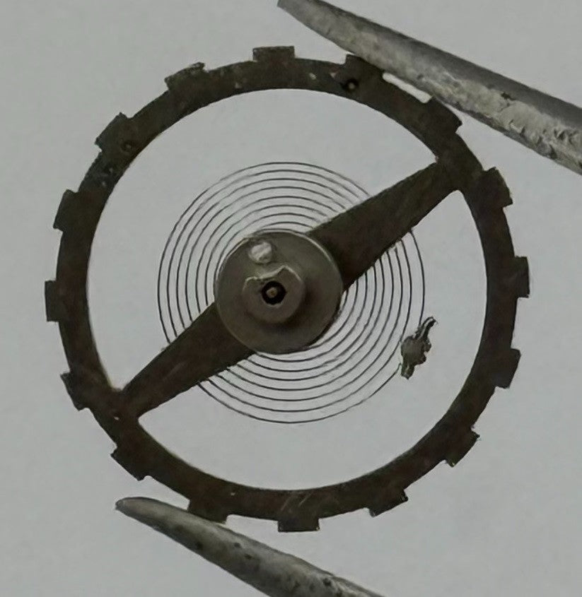 Ebosa 22 Balance Wheel Complete And Spring 11½’’’ 227 Watch Movement Parts NOS
