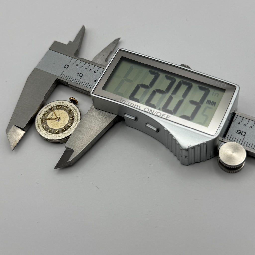Revue 50 Watch Movement - Limit III - Running - For Parts / Repair - 22mm