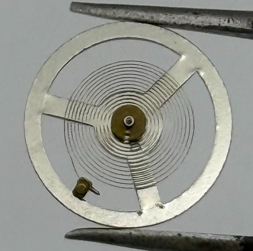 LSH 1262 Rosk Balance Wheel Complete And Spring 12’’’ 1855 Watch Movement Parts