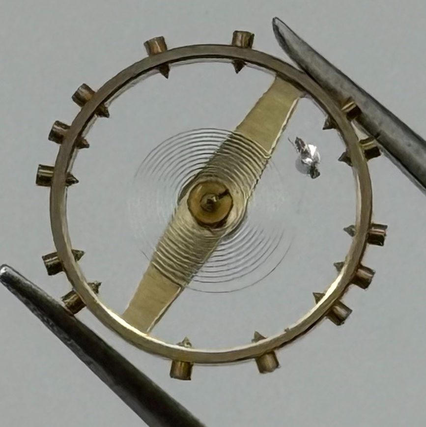 AS 984 Balance Wheel Complete And Spring 10½’’’ 30 M Watch Movement Parts NOS