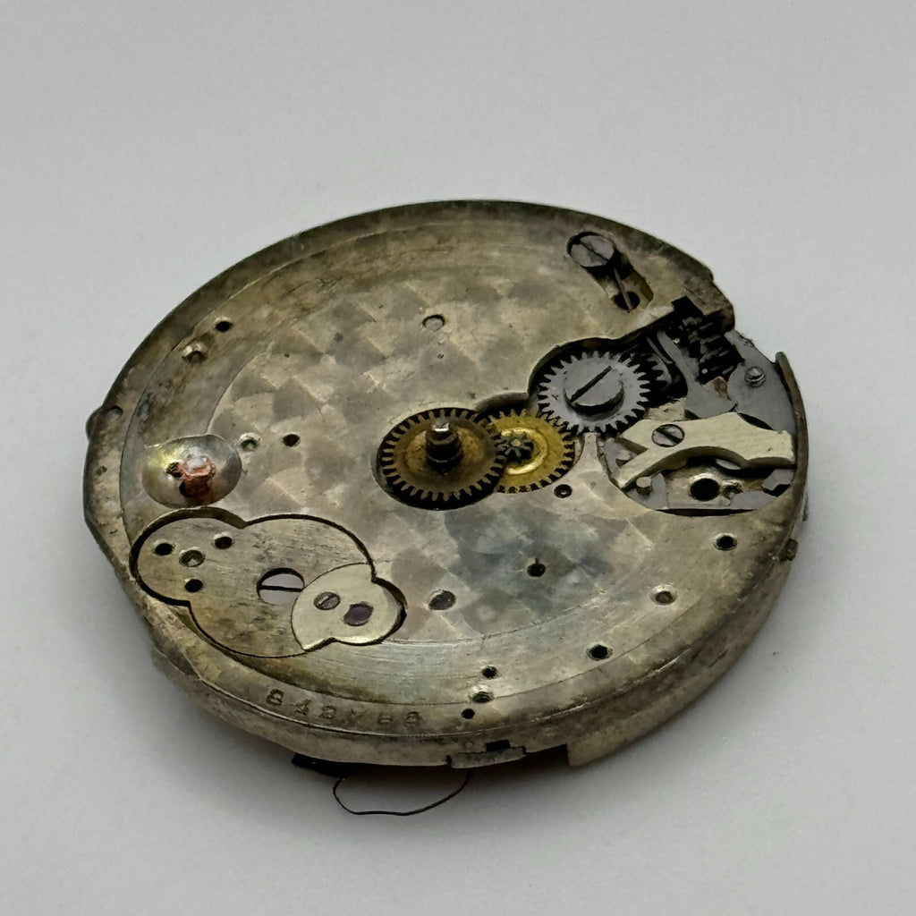Unidentified Leaf Mark Watch Movement - Men's - For Parts / Repair - 28mm