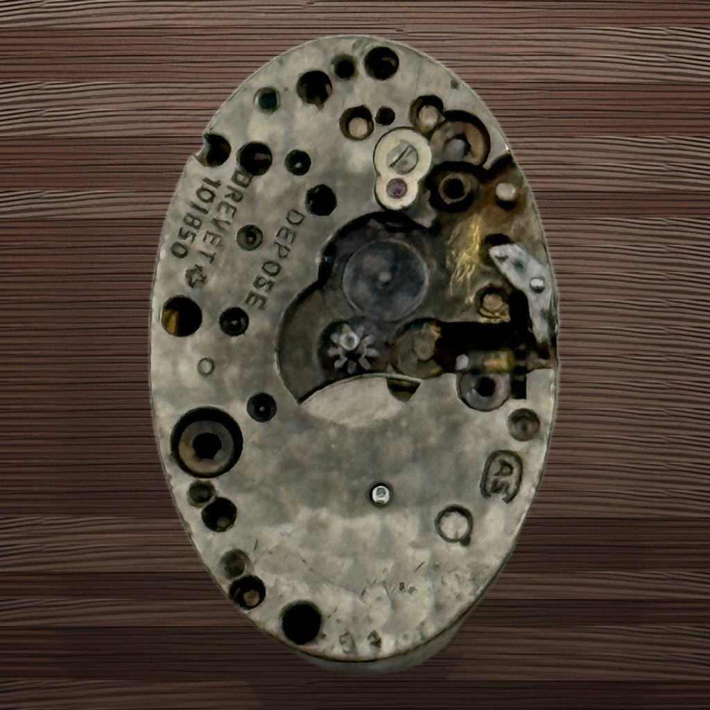 AS Brevet 101850 Watch Movement Running A. Schild Oval Parts Repair 12.4mm