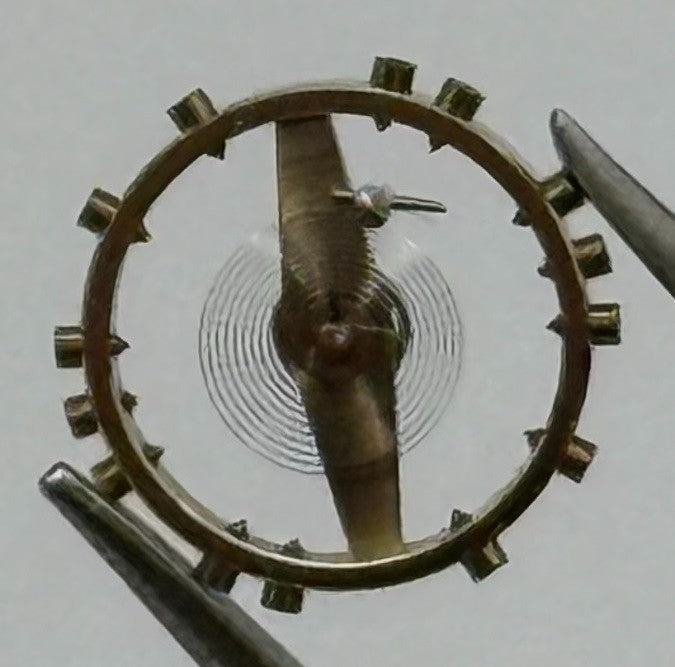 Unitas 530 Balance Wheel Complete And Spring 5¼’’’ Watch Movement Parts NOS