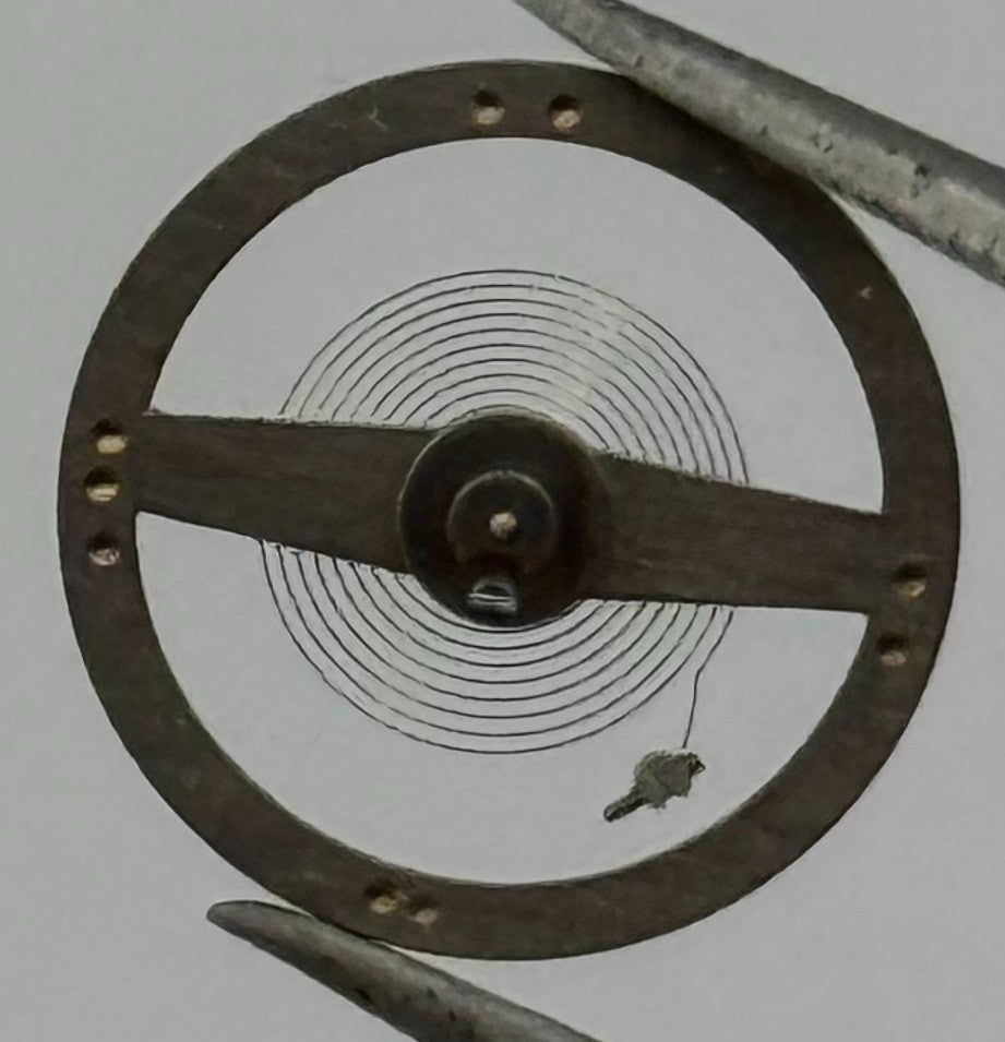 Brac 107 116 Balance Wheel Complete And Spring 705 Watch Movement Parts NOS