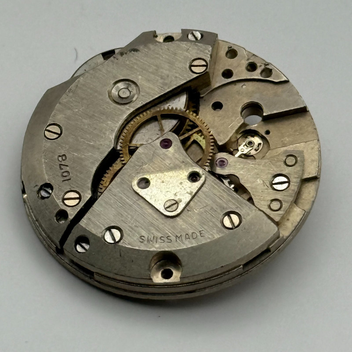 Larex Cal 1078 Watch Movement - For Parts / Repair - 23.6mm