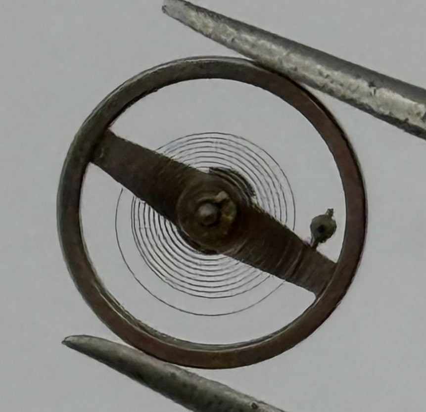 Smith LY Balance Wheel Complete And Spring 8¾’’’ 1246 Watch Movement Parts NOS