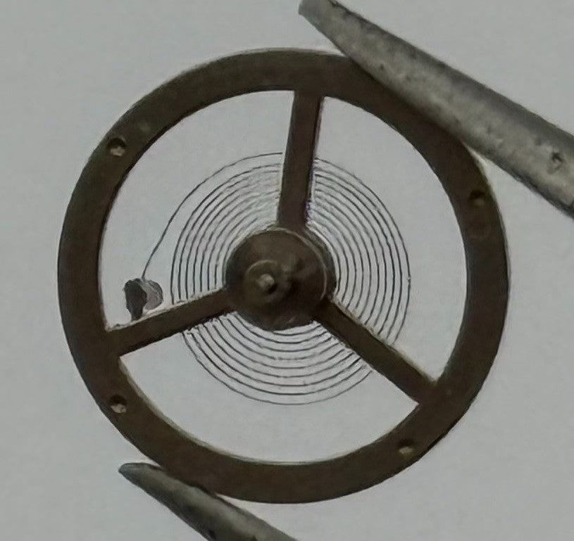 EB 1612 Balance Wheel Complete And Spring 6¾-8’’’ Watch Movement Parts NOS