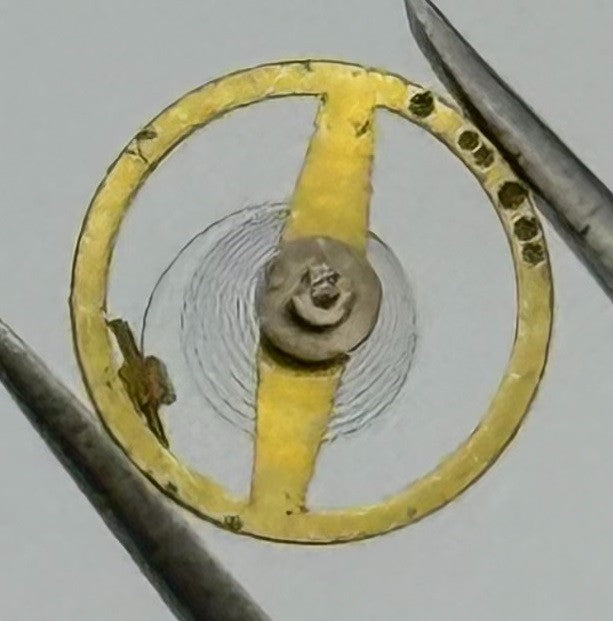 BFG 930 Balance Wheel Complete And Spring 7¾’’’ Progress Watch Movement Parts