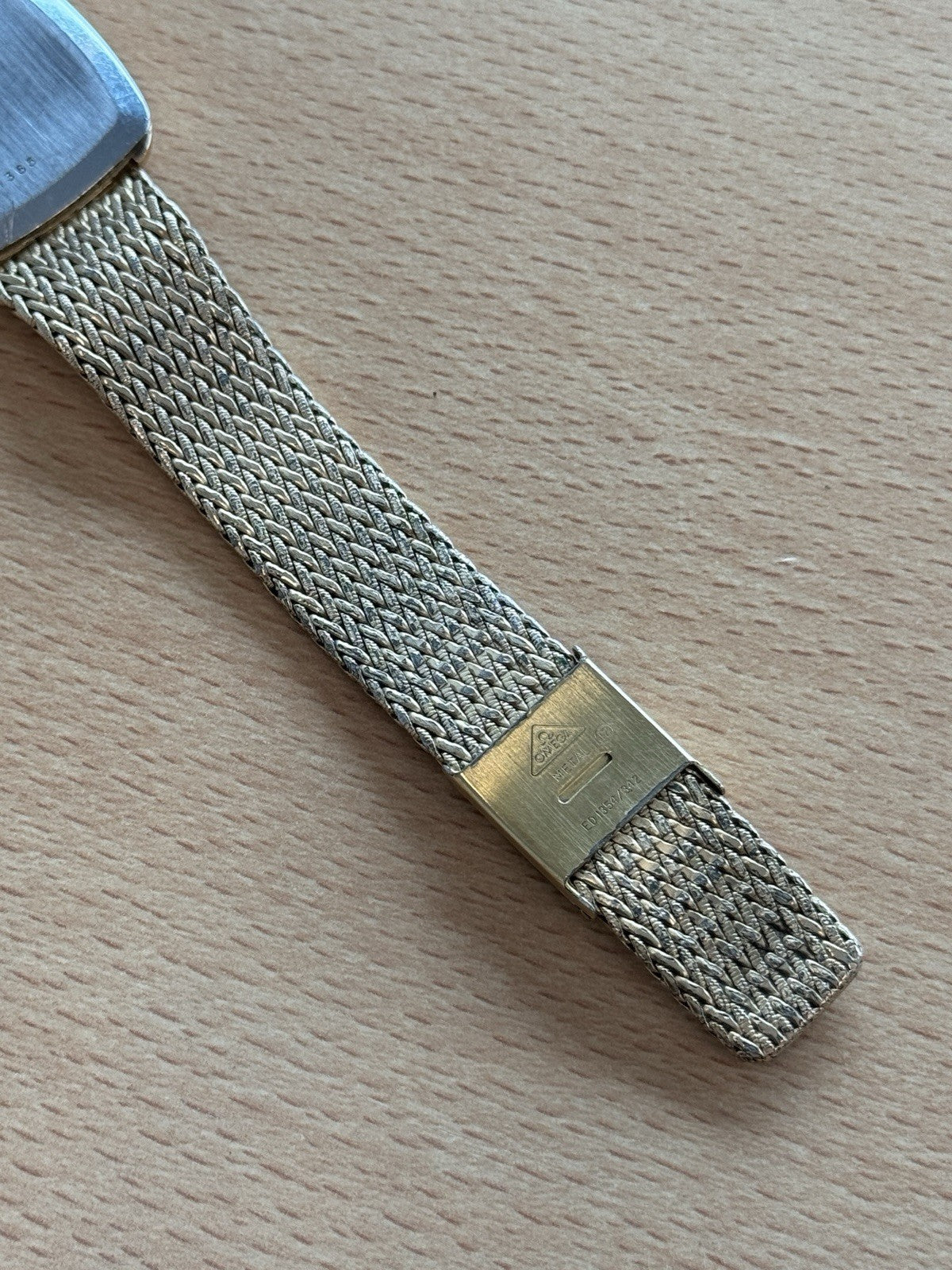 Omega 191.134 Watch Bracelet & Case Omega De Ville 1365 Gold Plated ED 1354/342