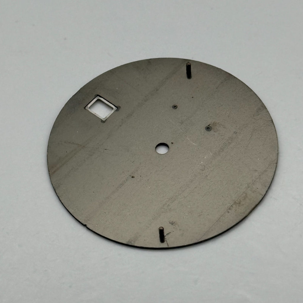 Seiko 5M62-0A09 Watch Dial Kinetic 100M Black Vintage Spare Parts Repair 28.5mm