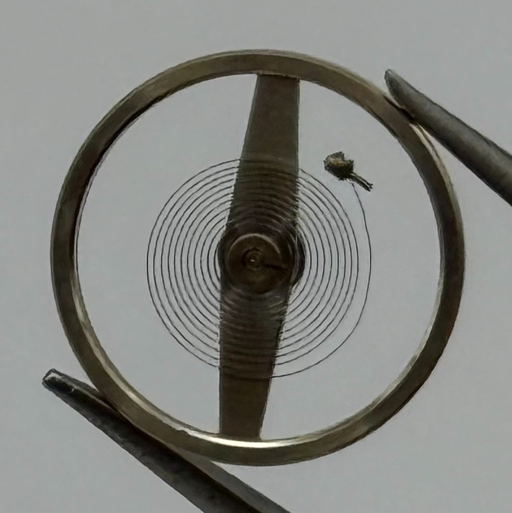 Oris 461 Balance Wheel Complete And Spring 10½’’’ 381 Watch Movement Parts NOS