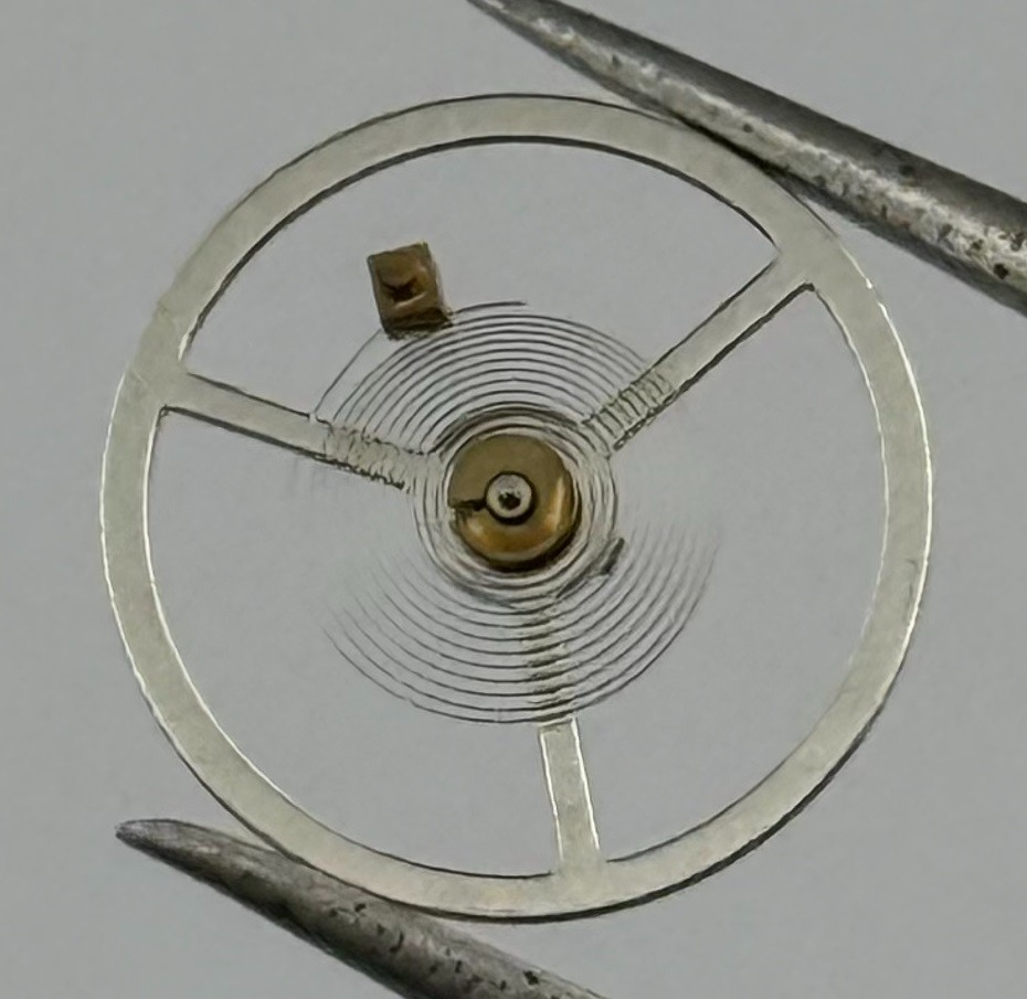 BFG 844 Balance Wheel Complete And Spring 10½’’’ 1667 Watch Movement Parts NOS