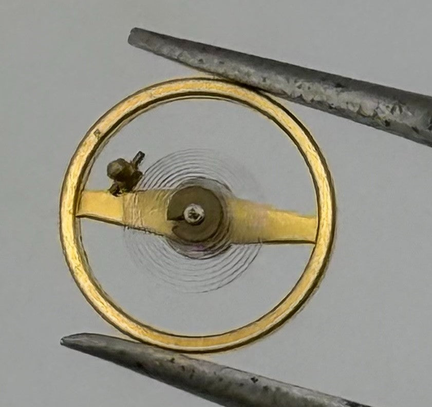 Ebosa 86 87 /2 Balance Wheel Complete And Spring 8¾’’’ 3725 Watch Movement Parts