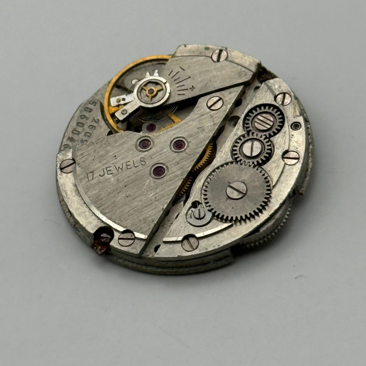 Poljot 2609 Watch Movement Soviet 17 Jewels Manual Wind Parts Repair 26.5mm