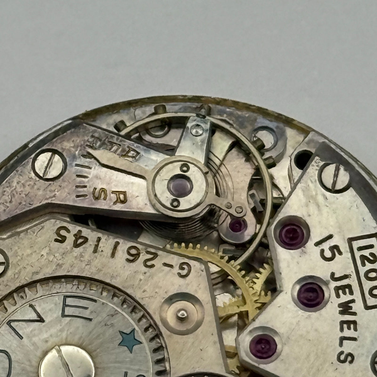 Rone Fifteen 1200 Watch Movement - For Parts / Repair - 26.4mm
