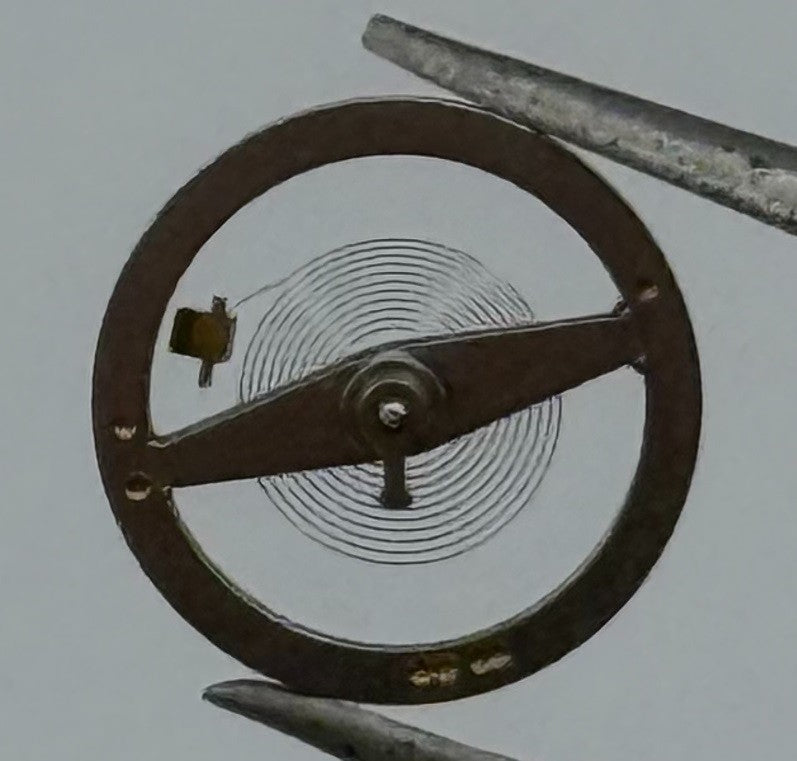 OC R7 Balance Wheel Complete And Spring 10½’’’ 1534 Watch Movement Parts NOS