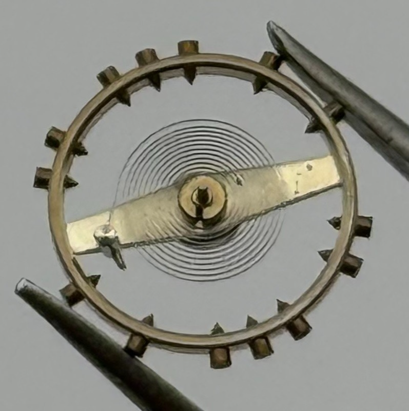 AS 415 Balance Wheel Complete And Spring 9¾’’’ Renata 10 Watch Movement Parts