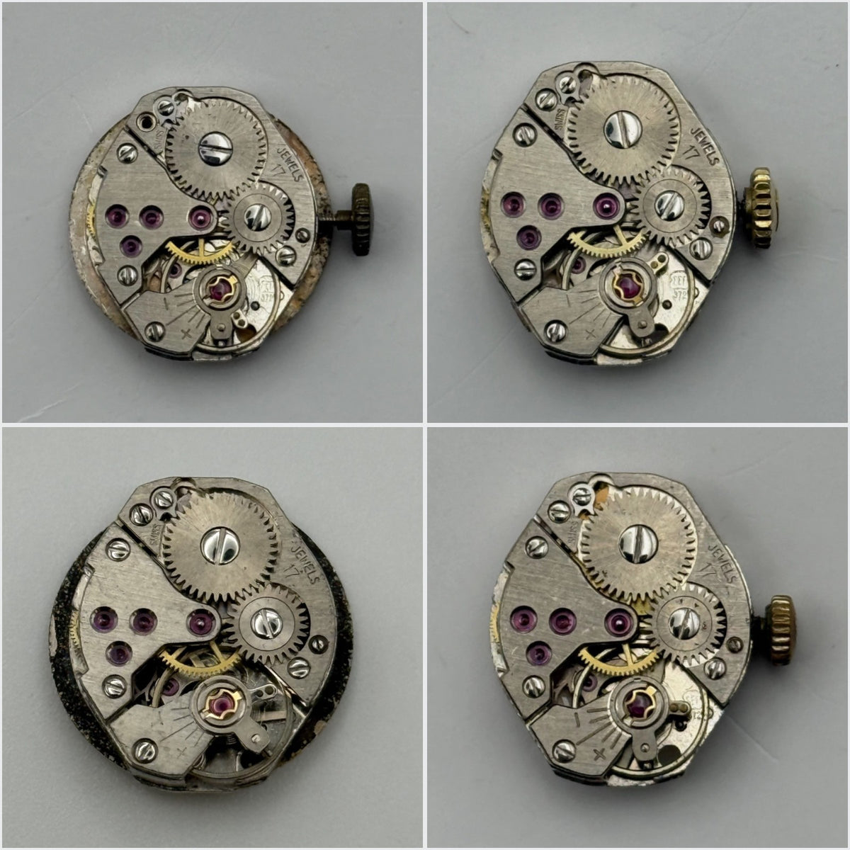 FEF 372 Watch Movement - For Parts / Repair - Select From Available Options