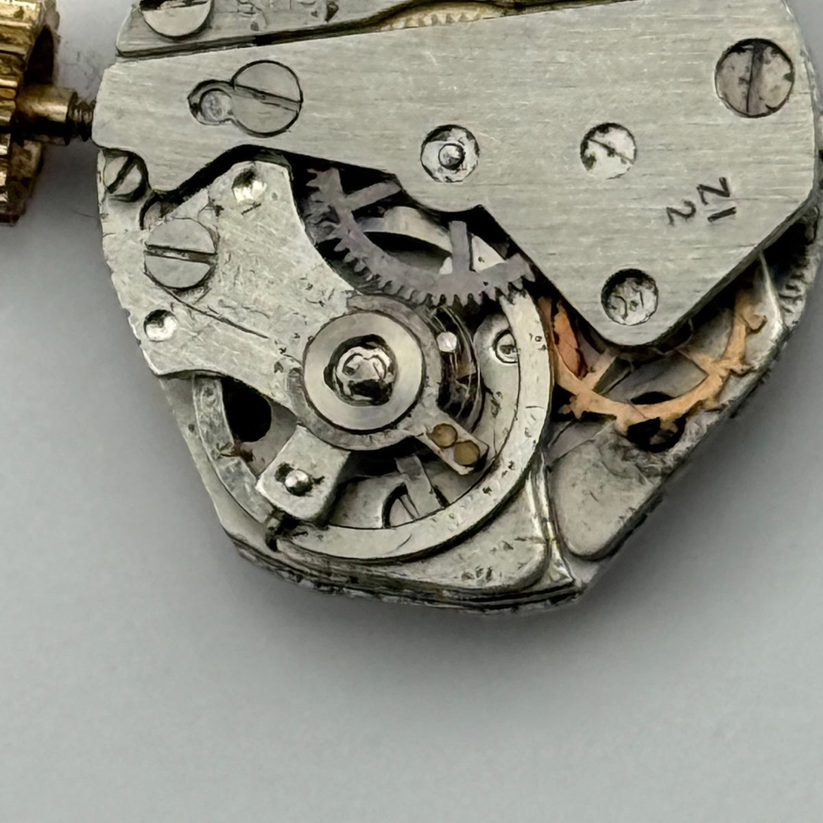 Ingersoll Watch Movement 1 Jewel Unadjusted Swiss Manual Wind Parts 15.3mm